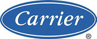 Logo du partenaire CARRIER. ATCE Énergie, spécialisée dans les installations de chauffage, ventilation, climatisation et plomberie, à Aix en Provence.